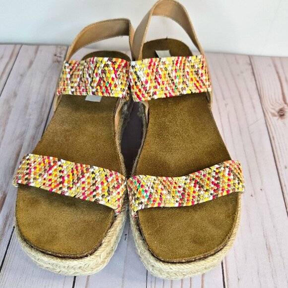 Steve Madden Jaklin Espadrille Platform Sandals | Women’s Slip-On | Size 9 - Picture 1 of 12